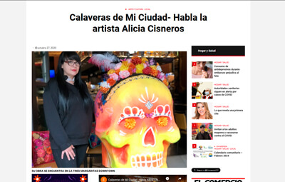 Habla la artista Alicia Cisneros