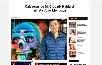 Habla el artista Julio Mendoza